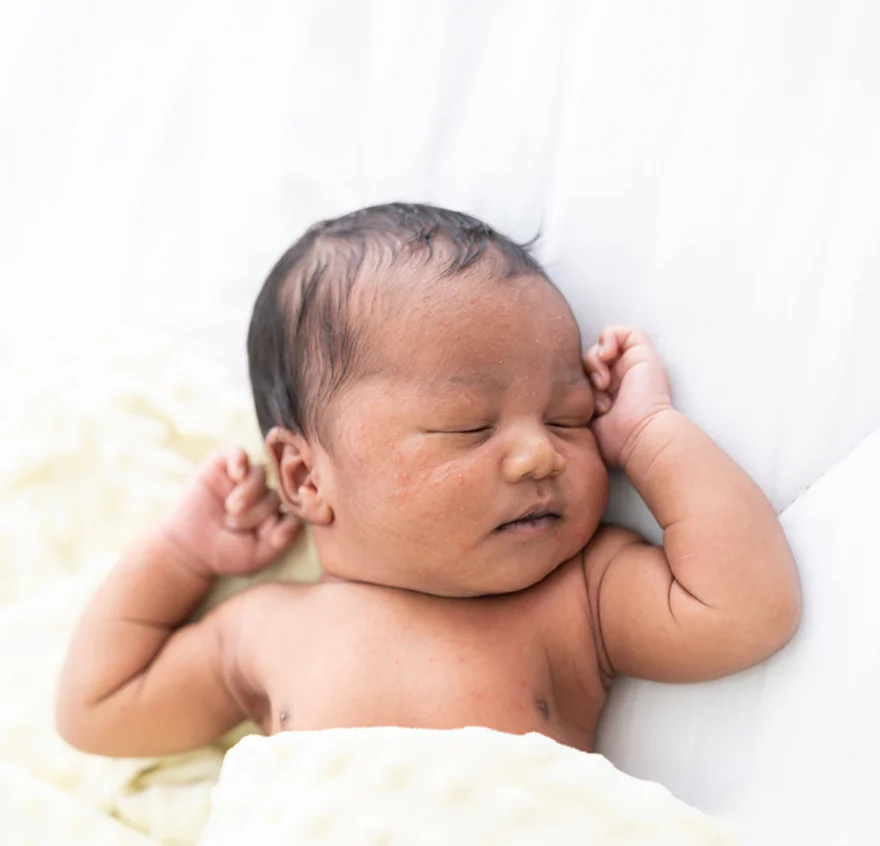 Newborn photo retouching service Before