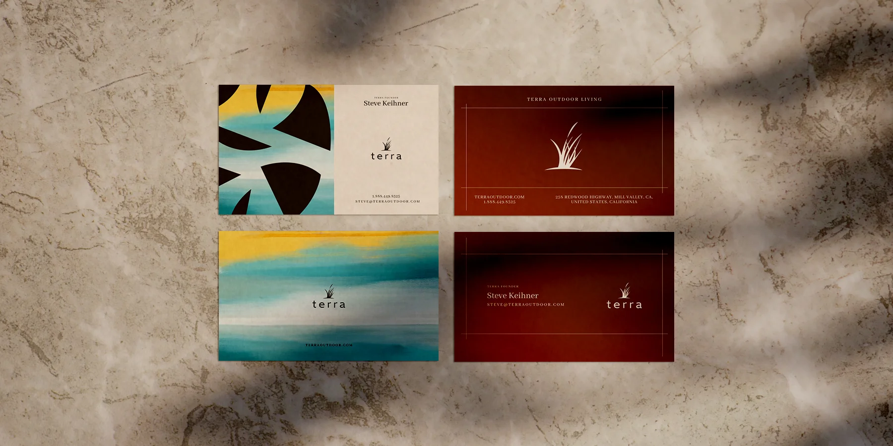 Terra outdoor business card