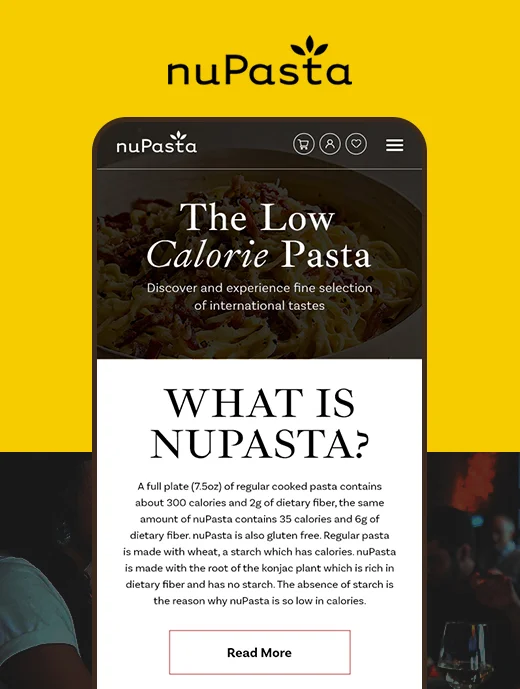 nuPasta User Experience Design