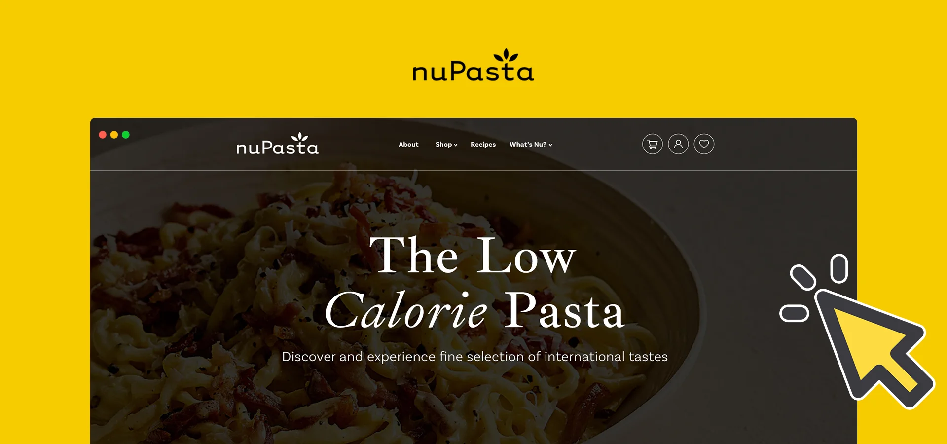 Web UI/UX - nuPasta