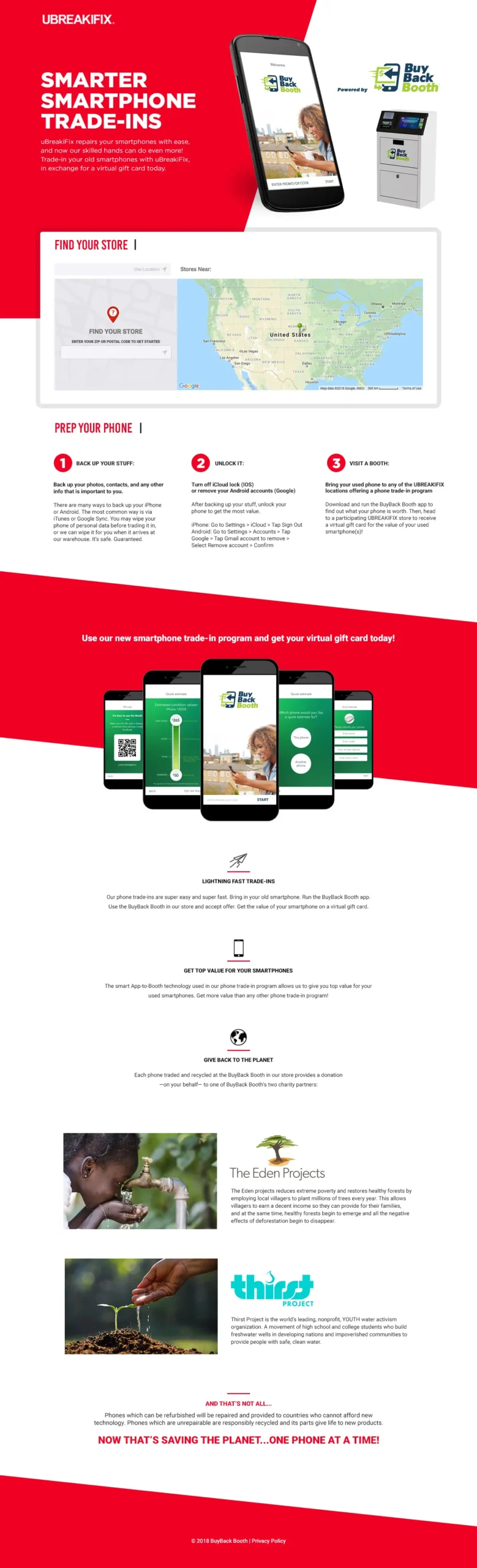Ubreakifix Landingpage
