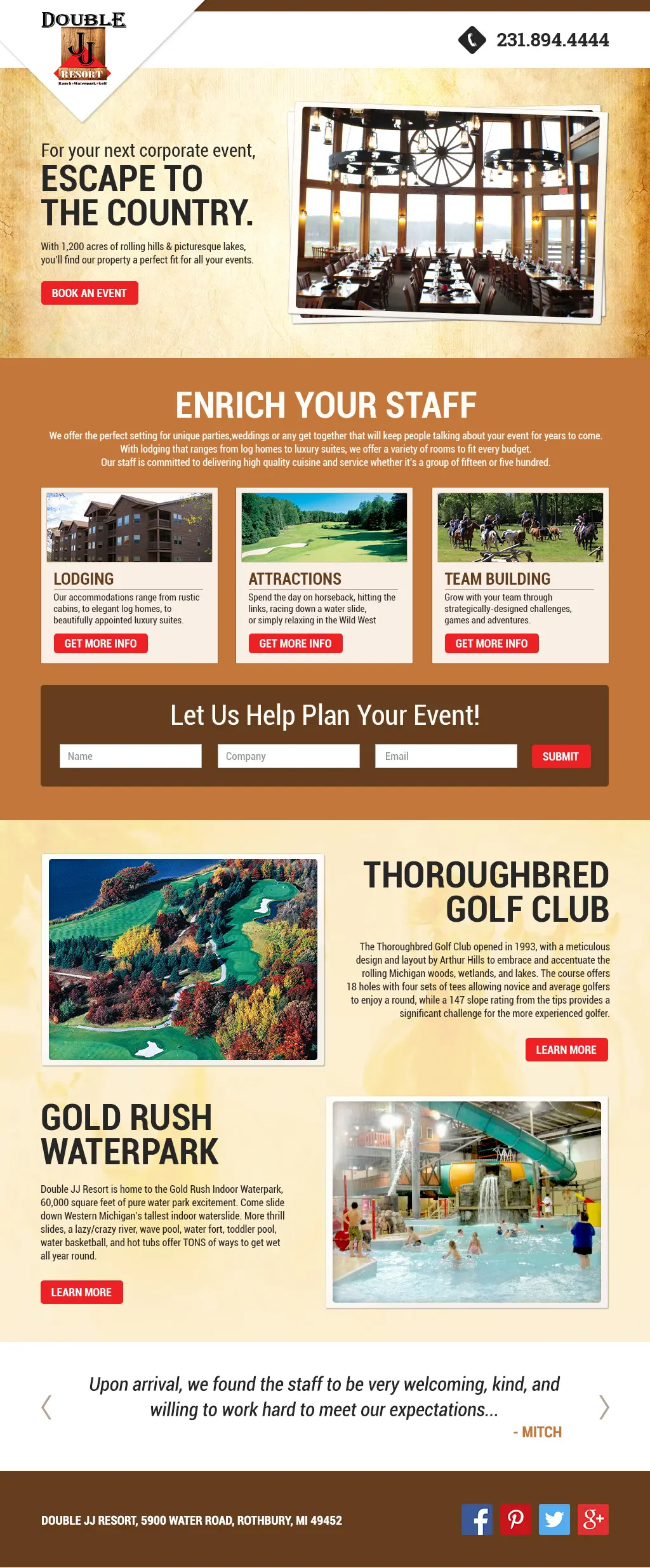 Double JJ Landingpage