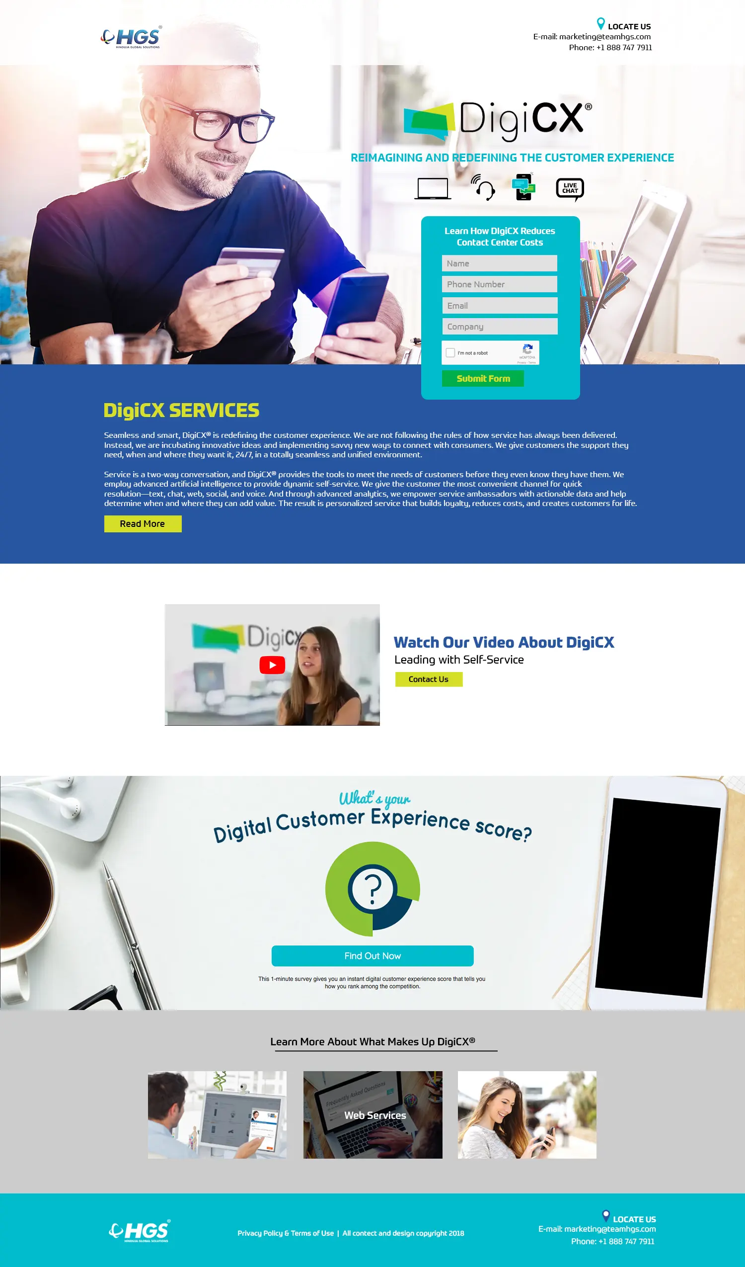 HGS Landingpage